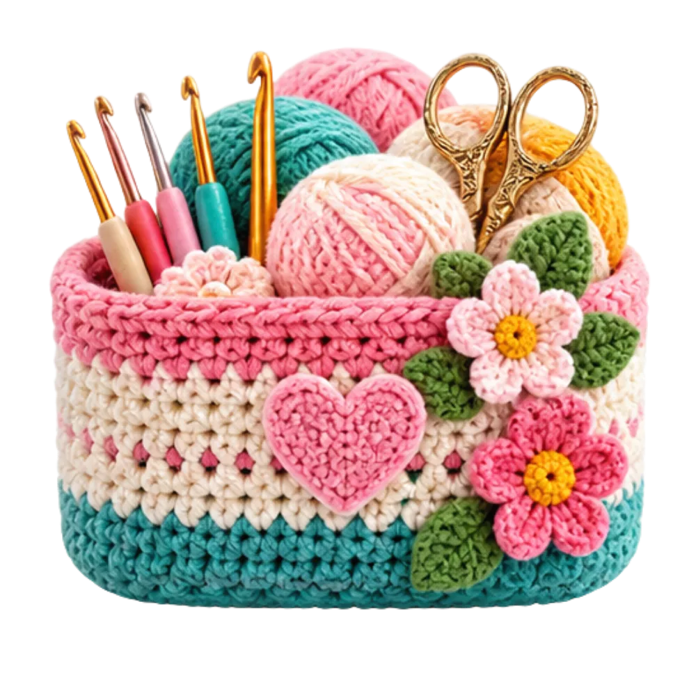 Collection of Crochet Mimi handmade projects