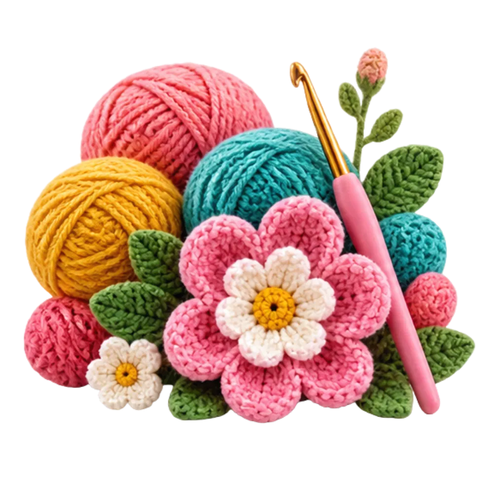 Creative crochet flower ideas