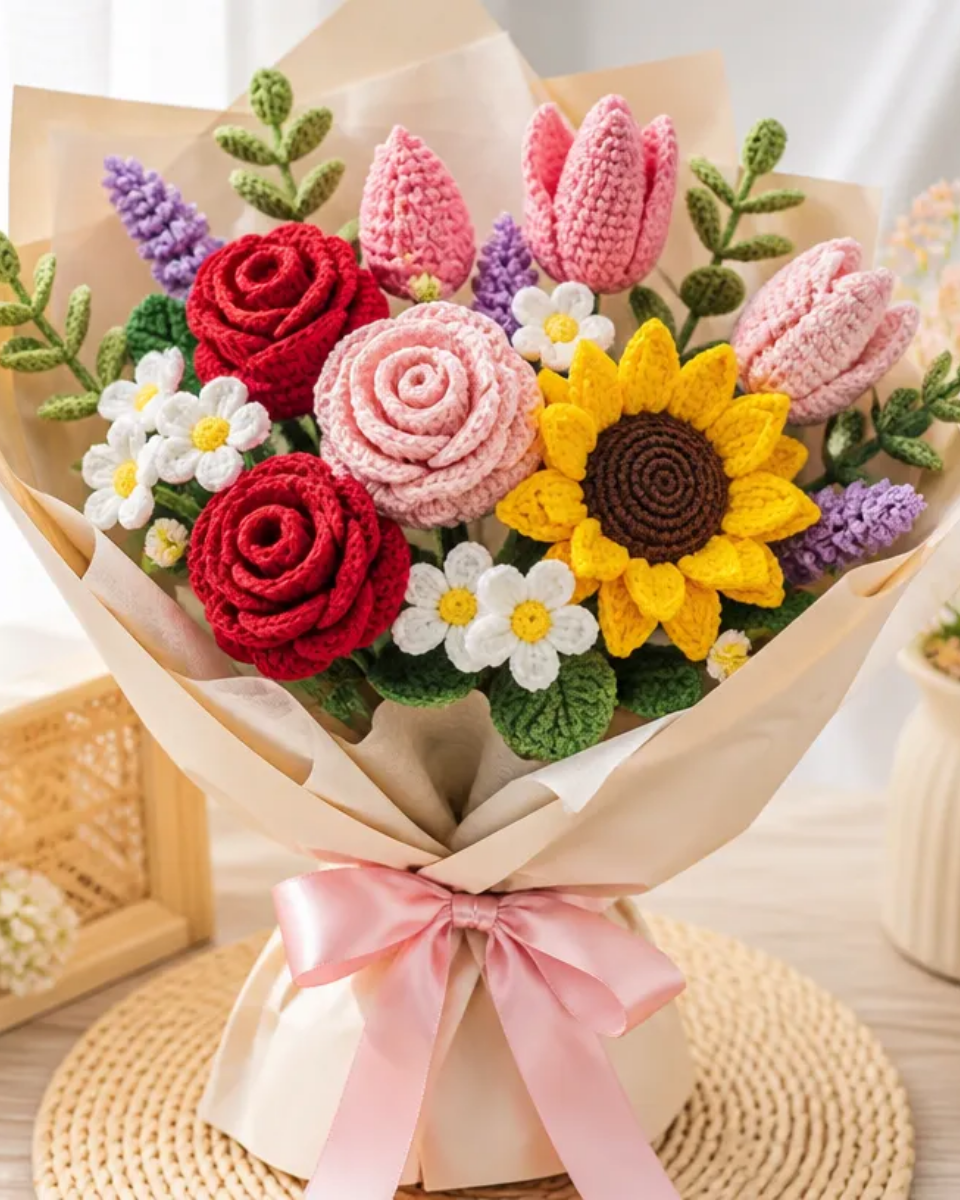 Crochet Flower Bouquet Planning