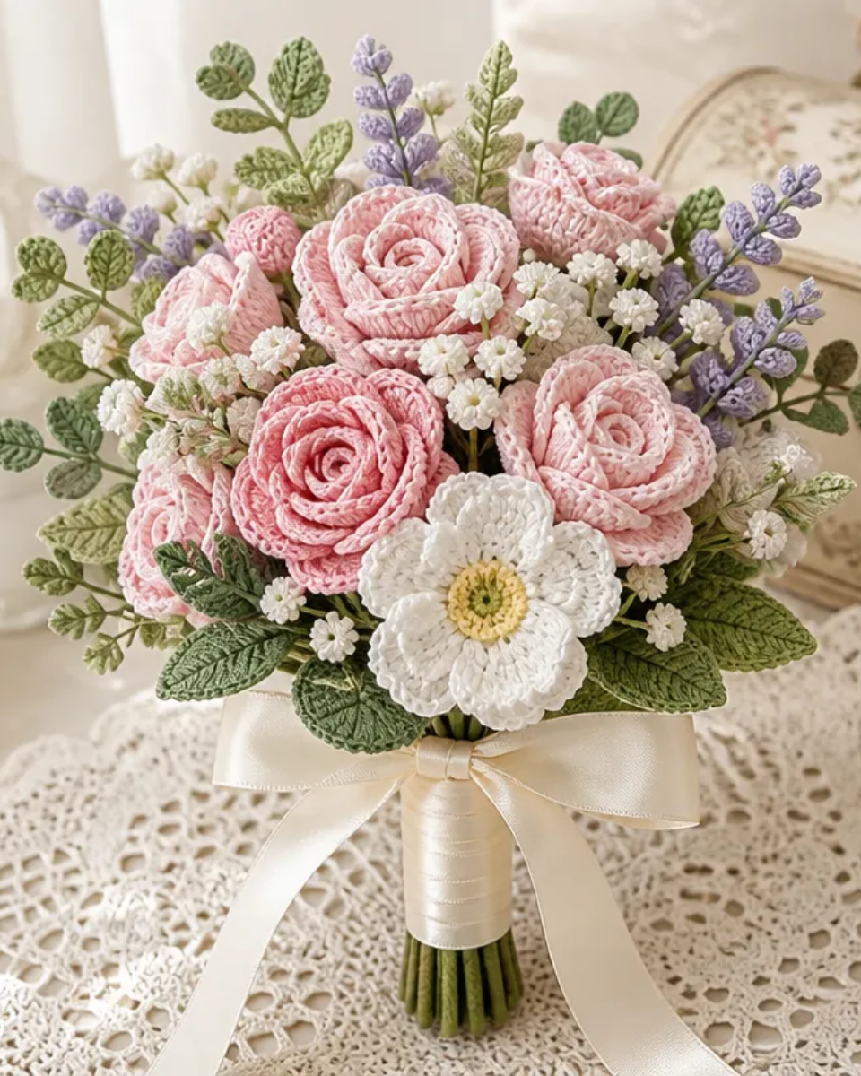 Crochet Wedding Bouquet