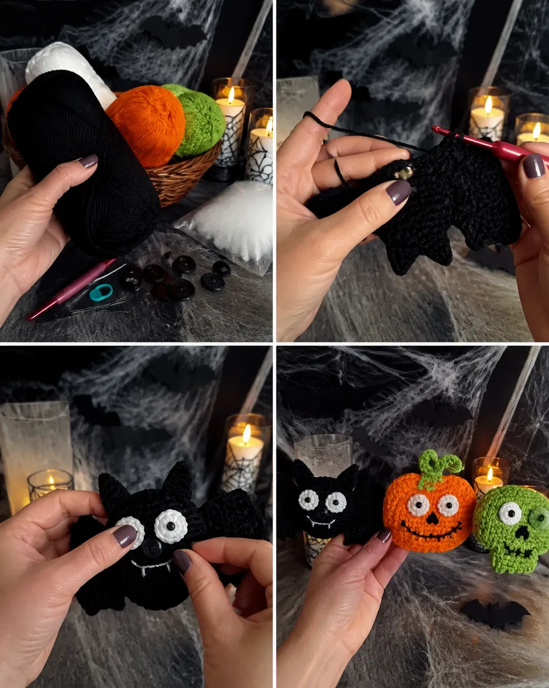 Crochet Halloween Party Banner Pattern