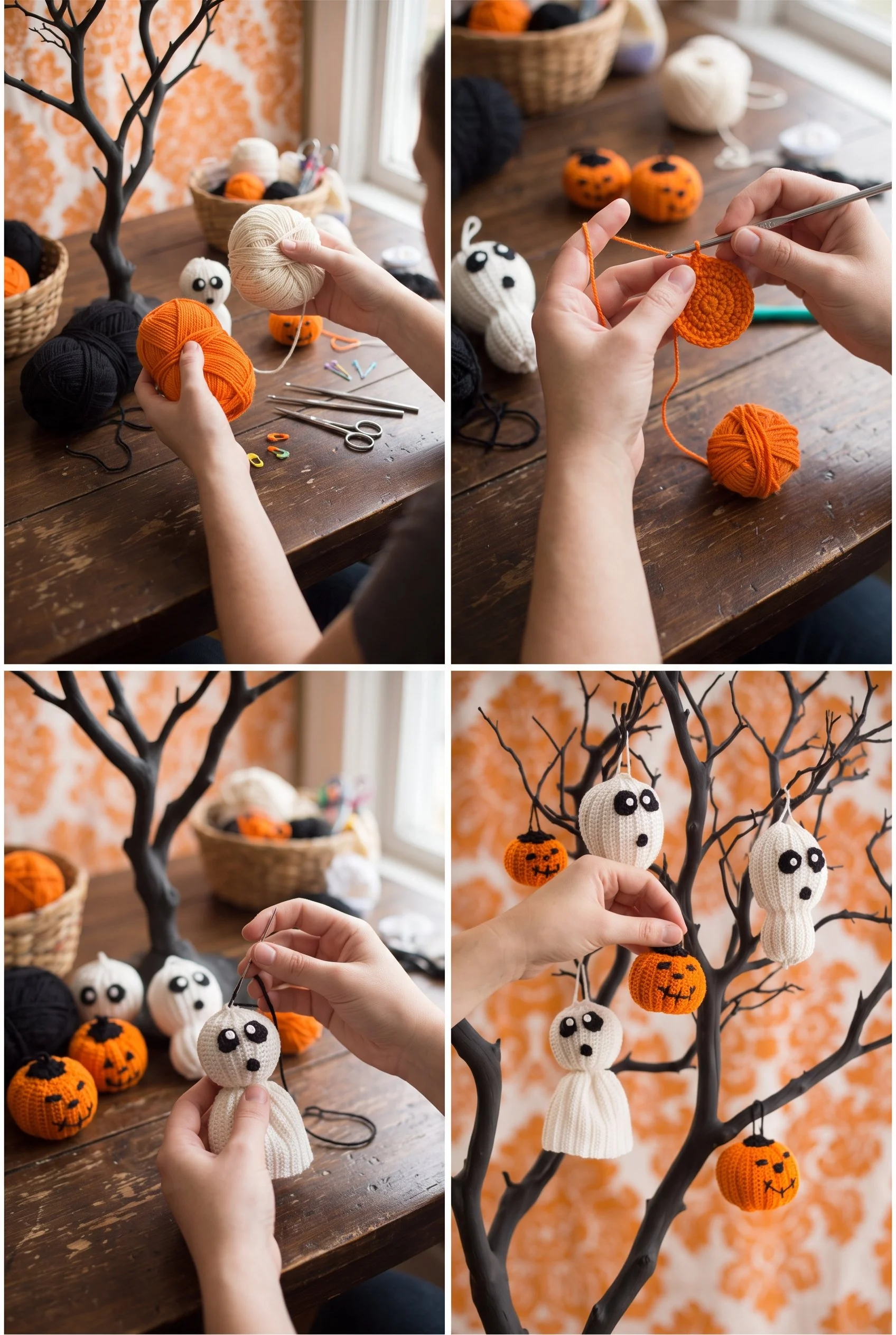 Crochet Halloween Tree of Spookiness Pattern