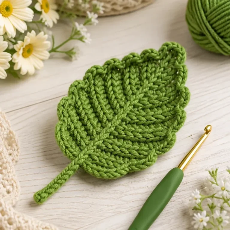 Crochet Leaf