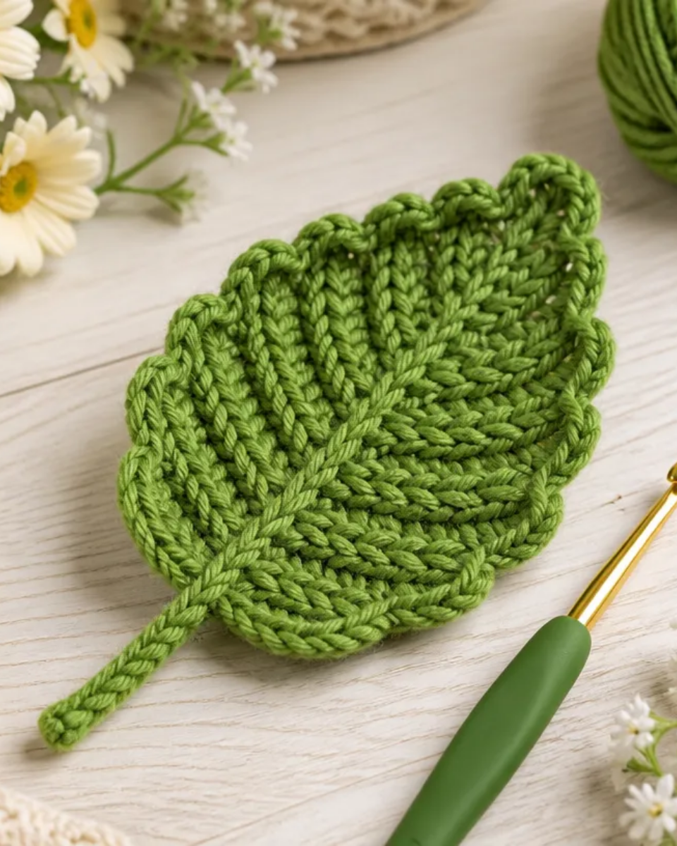 Crochet Leaf