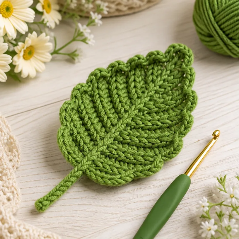 Crochet Leaf