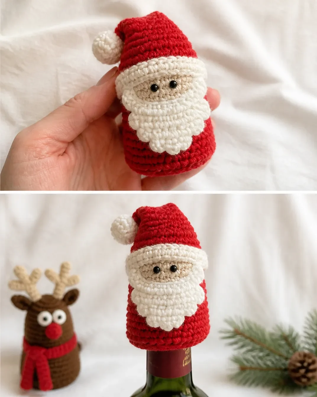 Crochet Bottle Toppers Pattern
