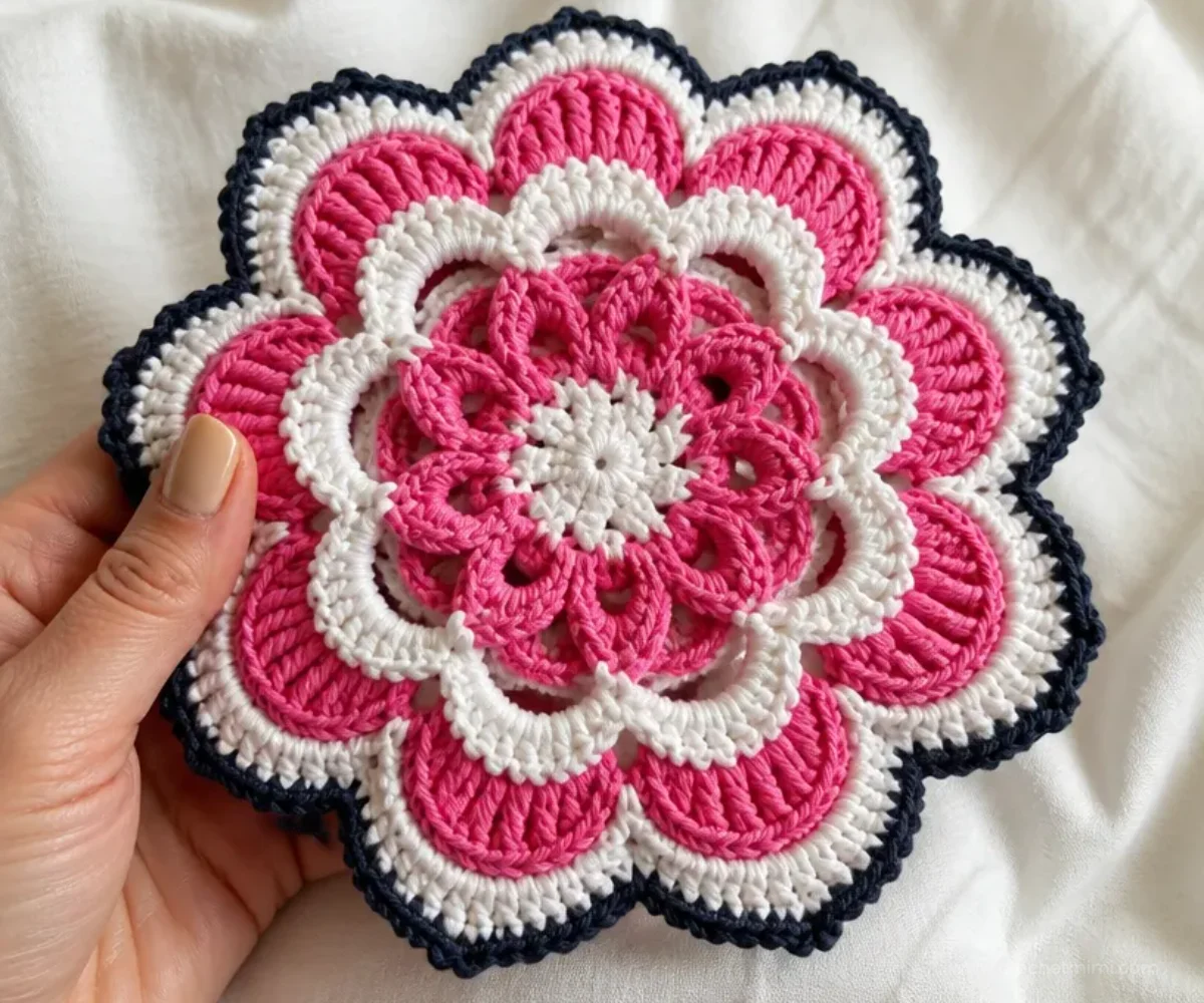 Easy Crochet Flower Pattern Tutorial for Beginners