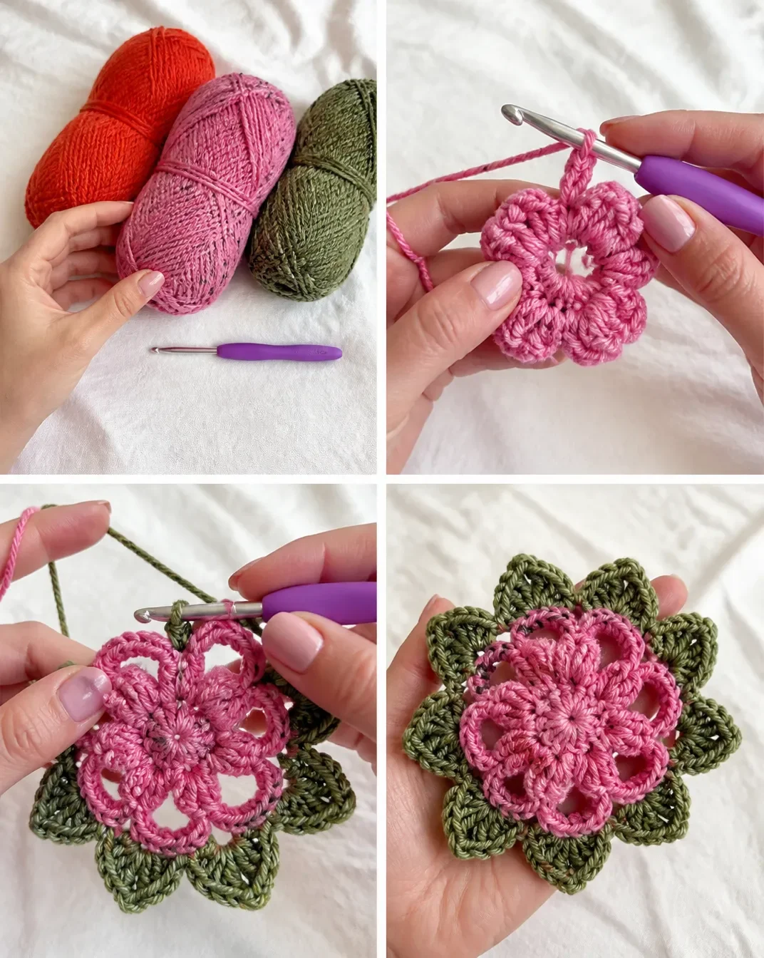 Crochet Everlasting Flowers Pattern