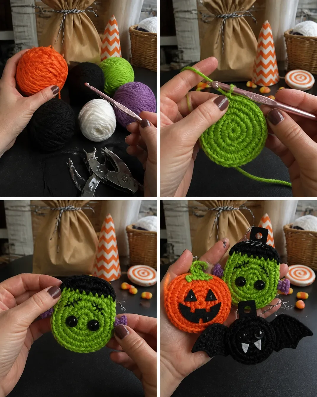 Crochet Halloween Gift Trims Pattern